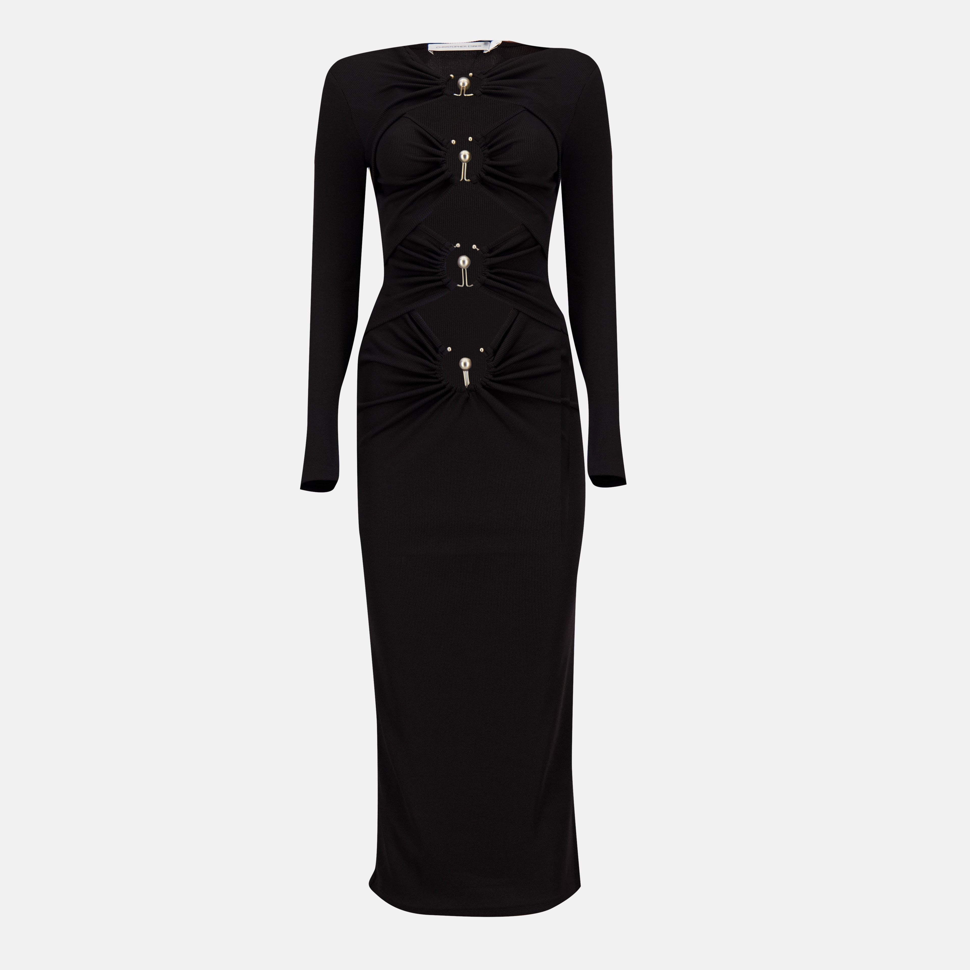 Christopher Esber, Orbit Dress, black dress, Autumn-Winter 2025, women's fashion