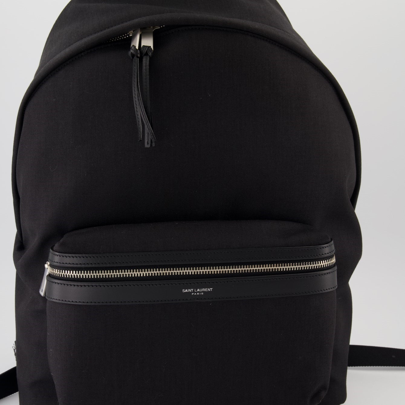 City Backpack, Saint Laurent, nylon backpack, leather details, men's accessories