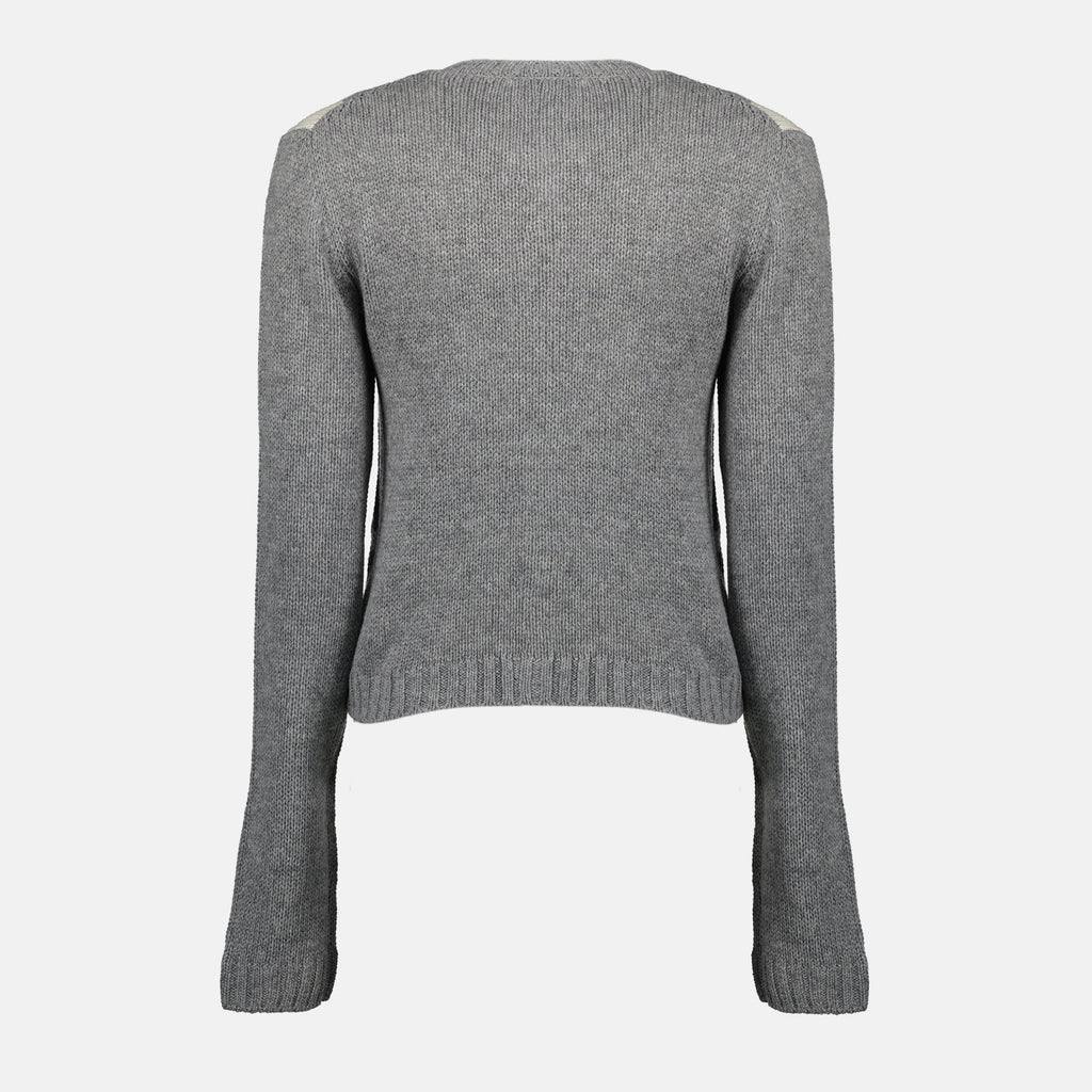 Prada cardigan, wool cardigan, plaid cardigan, Autumn Winter 2025, women's fashion