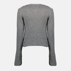 Image of Plaid Wool Cardigan by Prada for Women - Season Autumn-Winter 2025 - Product detail view 1