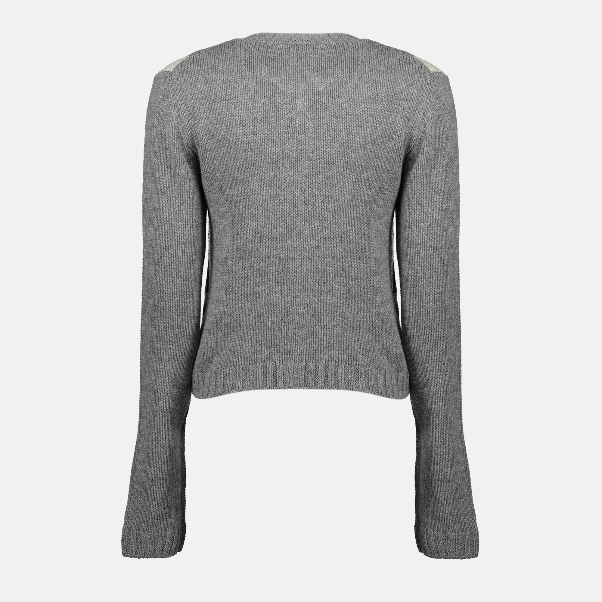 Prada cardigan, wool cardigan, plaid cardigan, Autumn Winter 2025, women's fashion