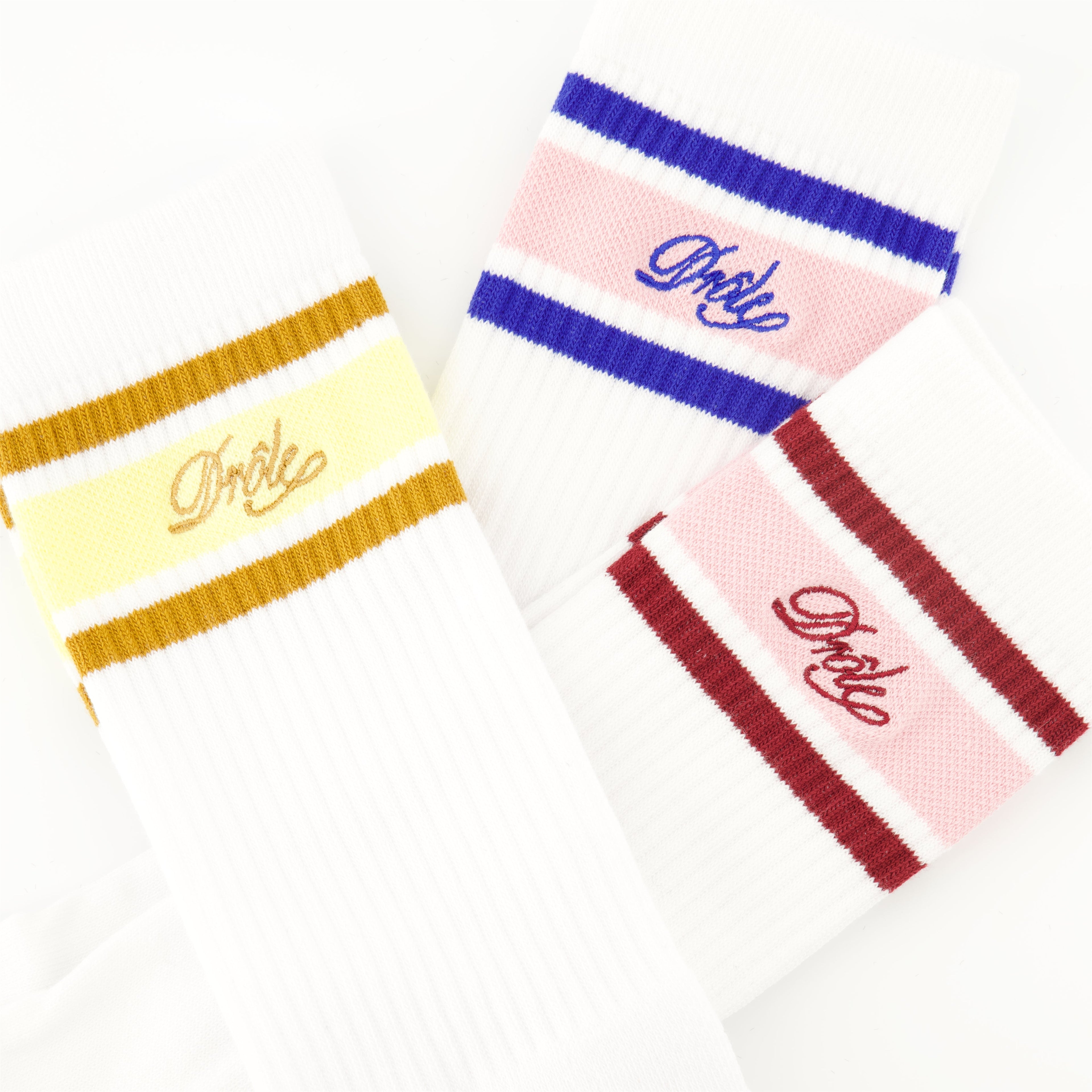 striped socks, Drole De Monsieur, cotton socks, colorful socks, men's accessories