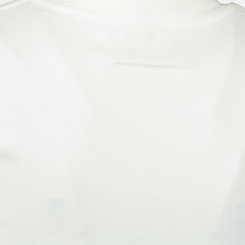 Imagen de la camiseta blanca impresa MM6 de Mm6 para mujeres - Temporada Primavera-Verano 2026 - Vista de detalle del producto 3