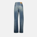 Image of Worn Straight Jeans by Mm6 for Women - Season Spring-Summer 2025 - Product detail view 1