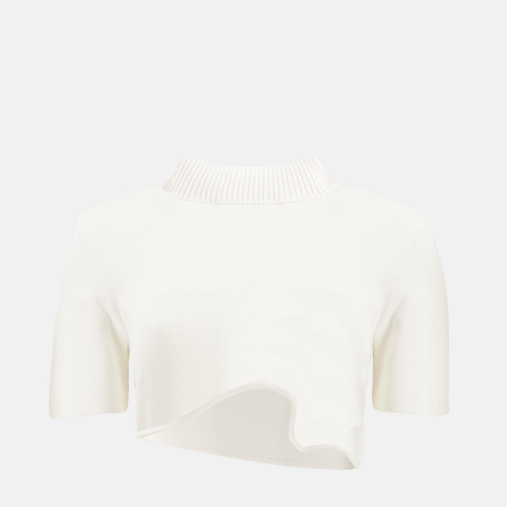 Image of Top Maparadita Blanc by Christopher Esber for Women - Season Spring-Summer 2026 - Front View