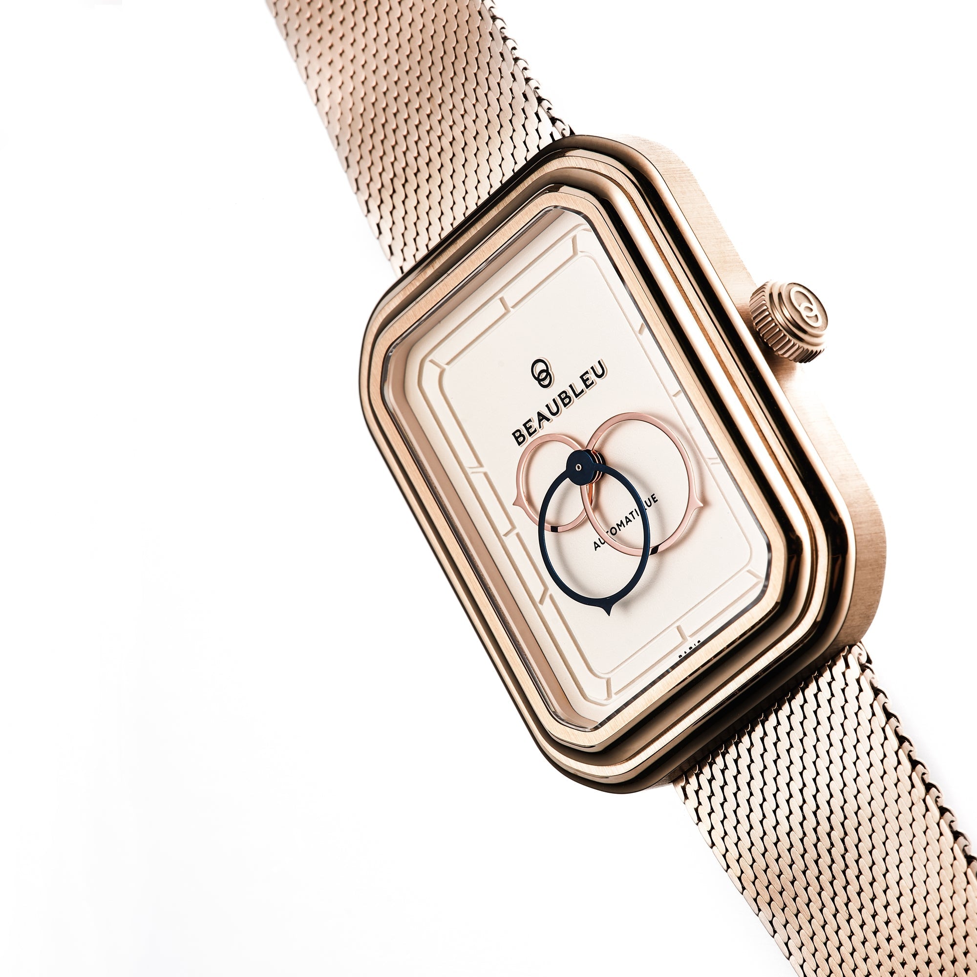Montre Ecce Figura Lys Bracelet Acier Or Rose