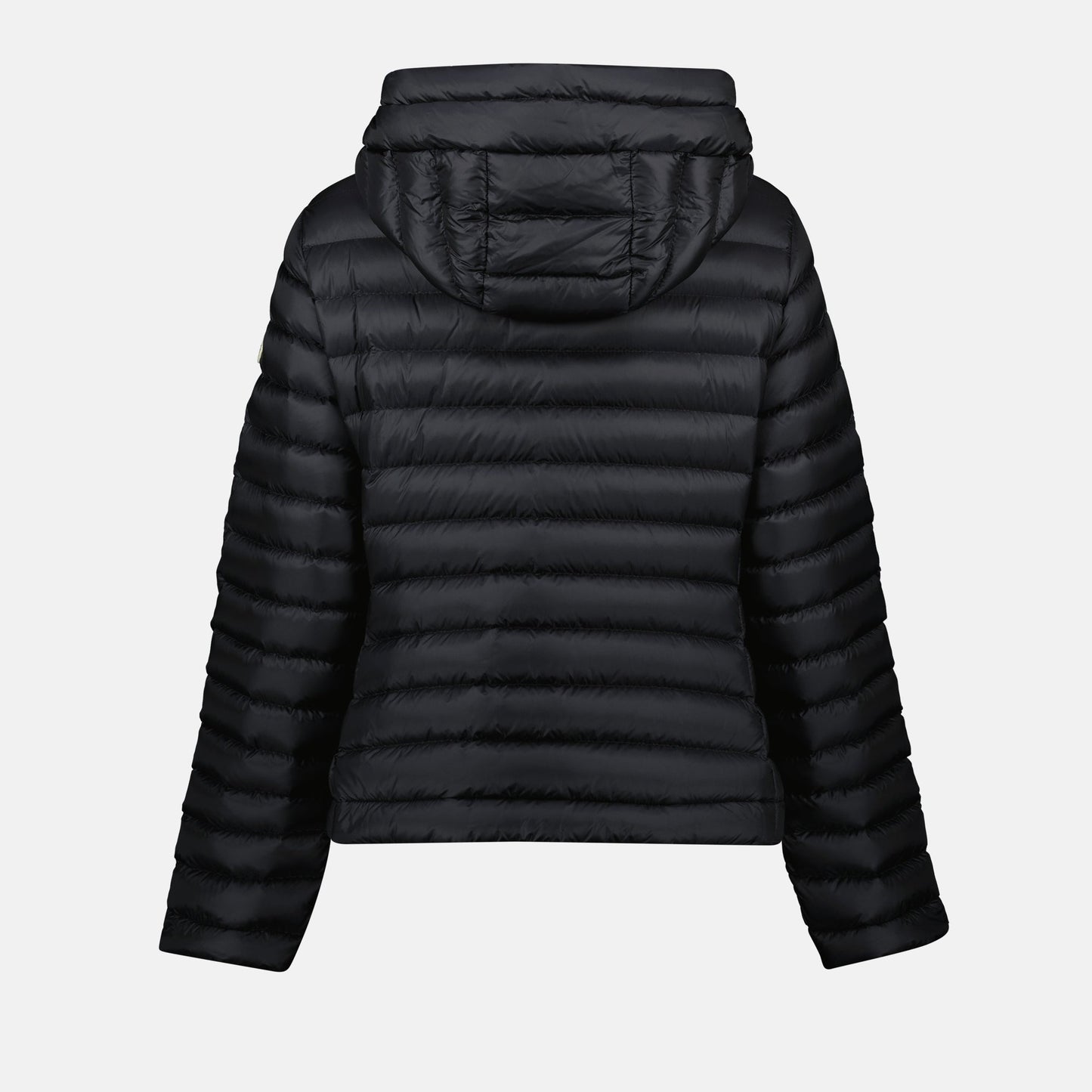 Moncler Ige, padded jacket, women's outerwear, black nylon jacket, luxury ready-to-wear