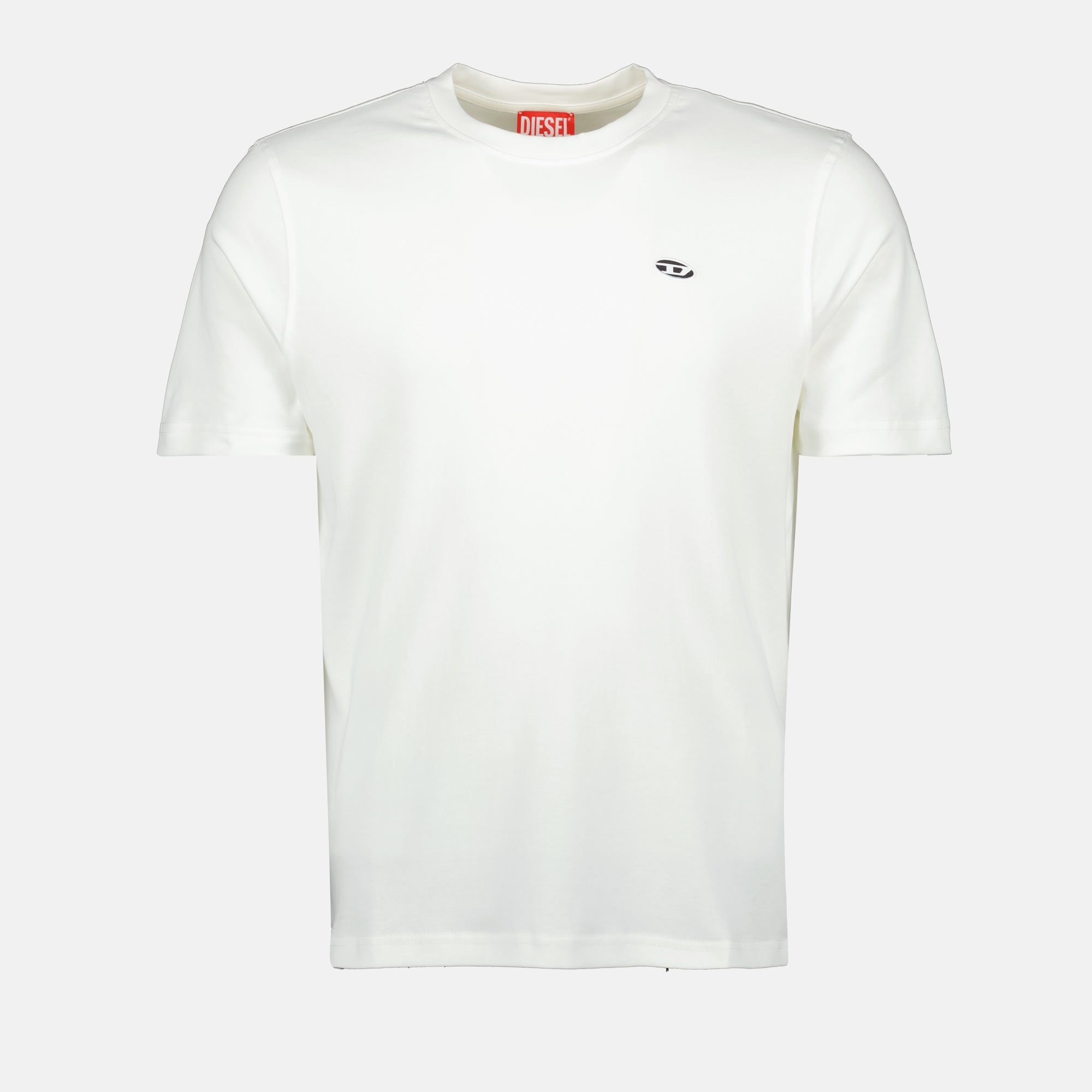 Image du T-Shirt en coton T-Adjust de Diesel pour hommes - Saison Printemps-Été 2025 - Vue de face