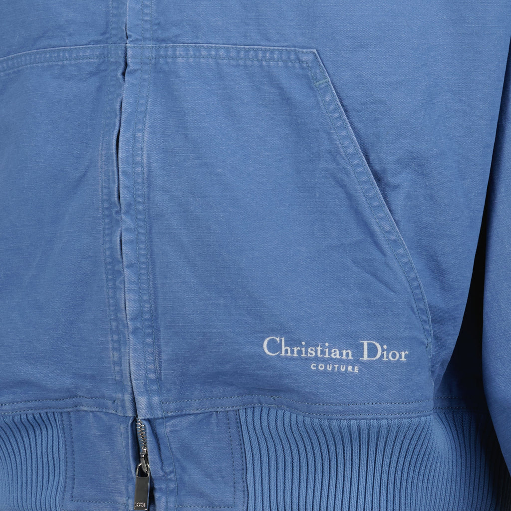 denim jacket, Christian Dior jacket, blue jacket, Spring-Summer collection, embroidered logo