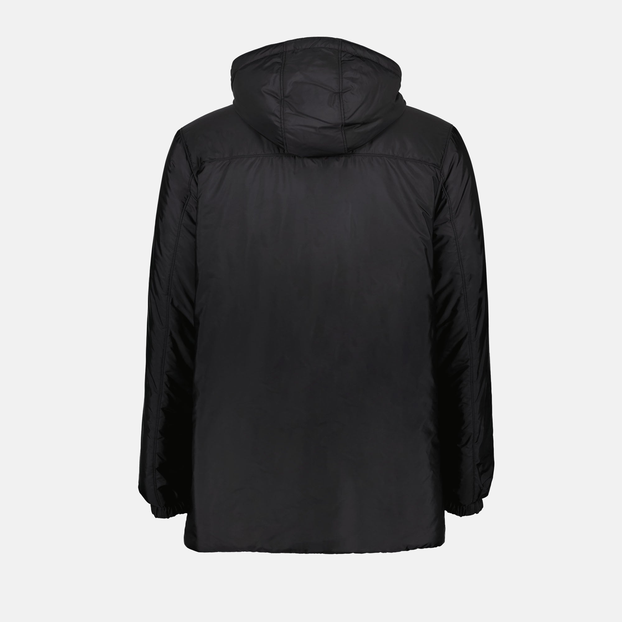 Black Re-Nylon Puffer Jacket