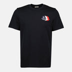 モンクレールのメンズ用トリコロールロゴTシャツの画像 - 2025年秋冬シーズン - 前面ビュー