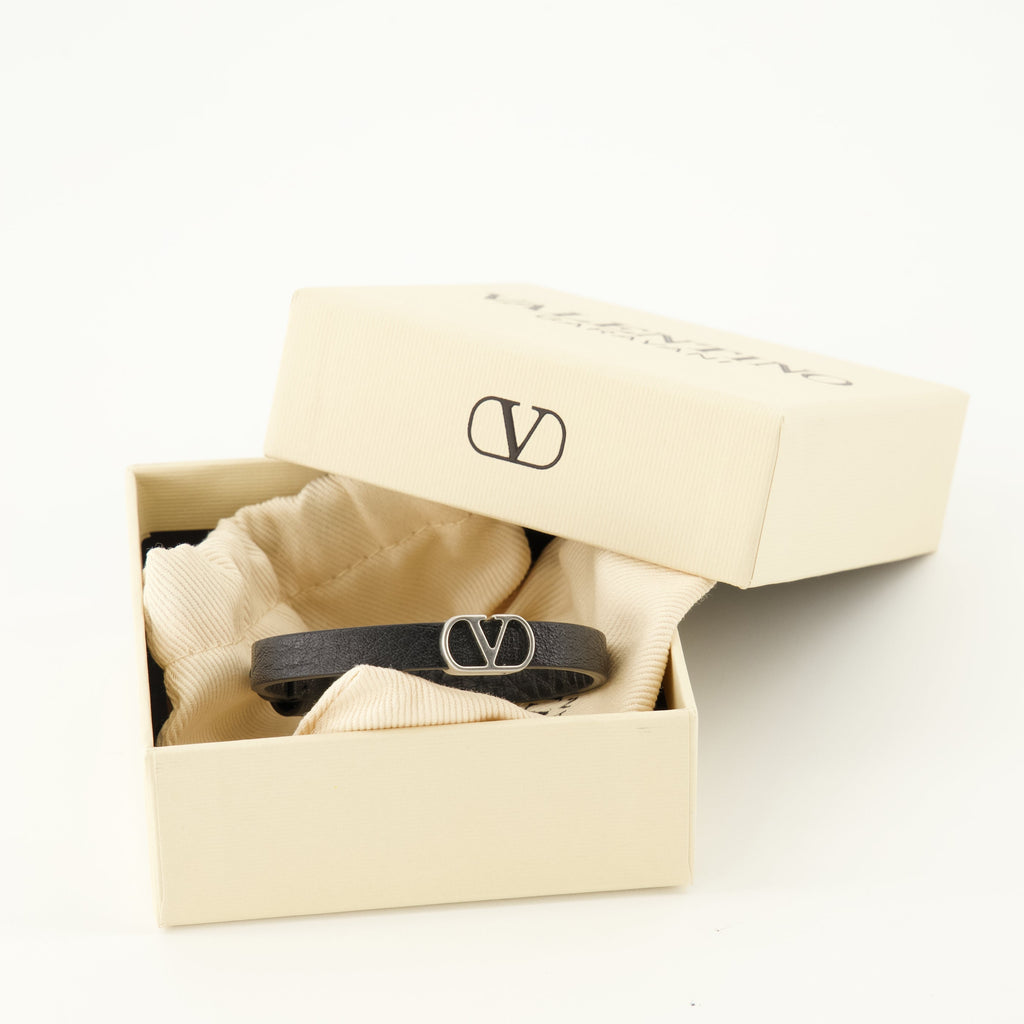 Vlogo Leather Bracelet