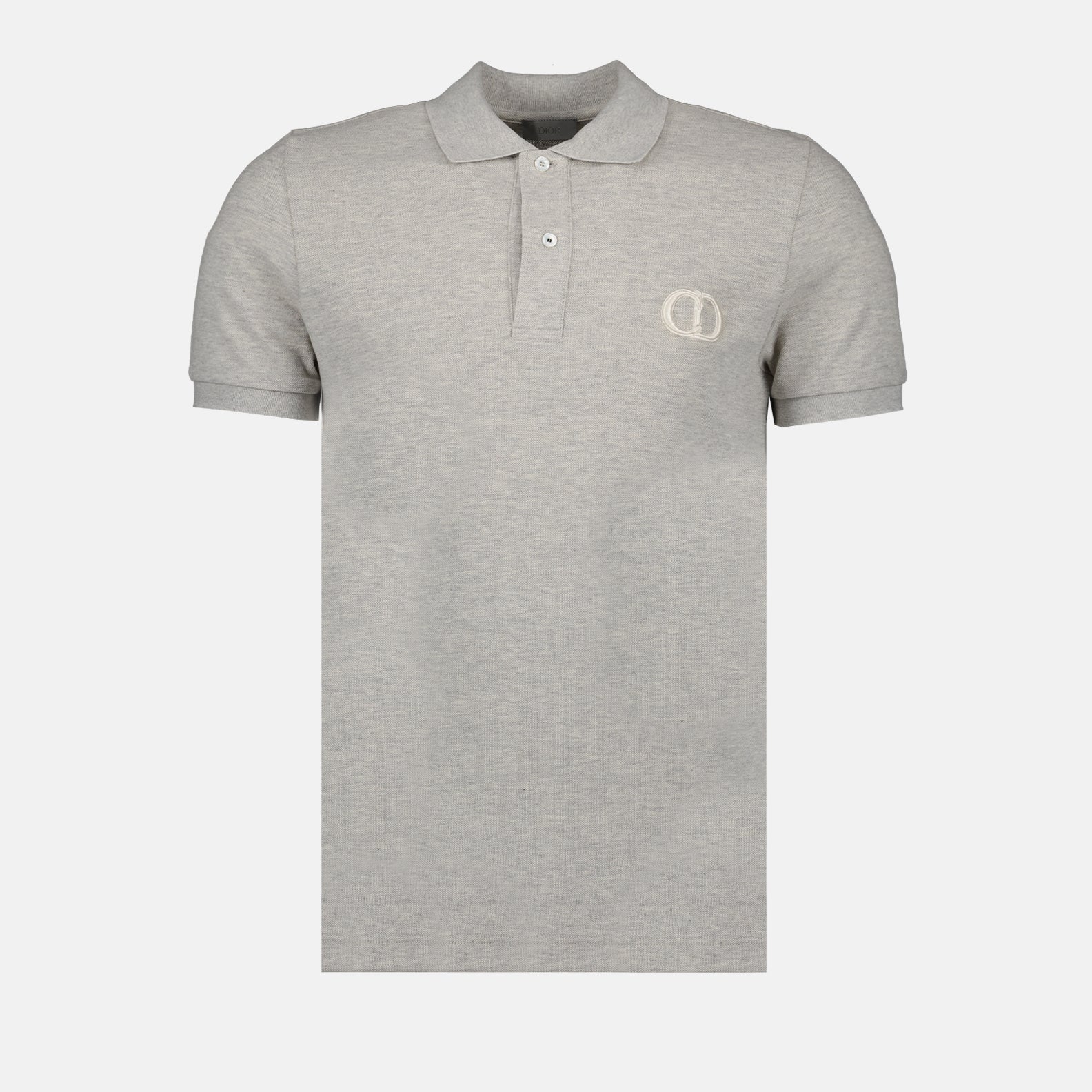 Grey polo, cotton polo, Dior polo, luxury polo, designer polo