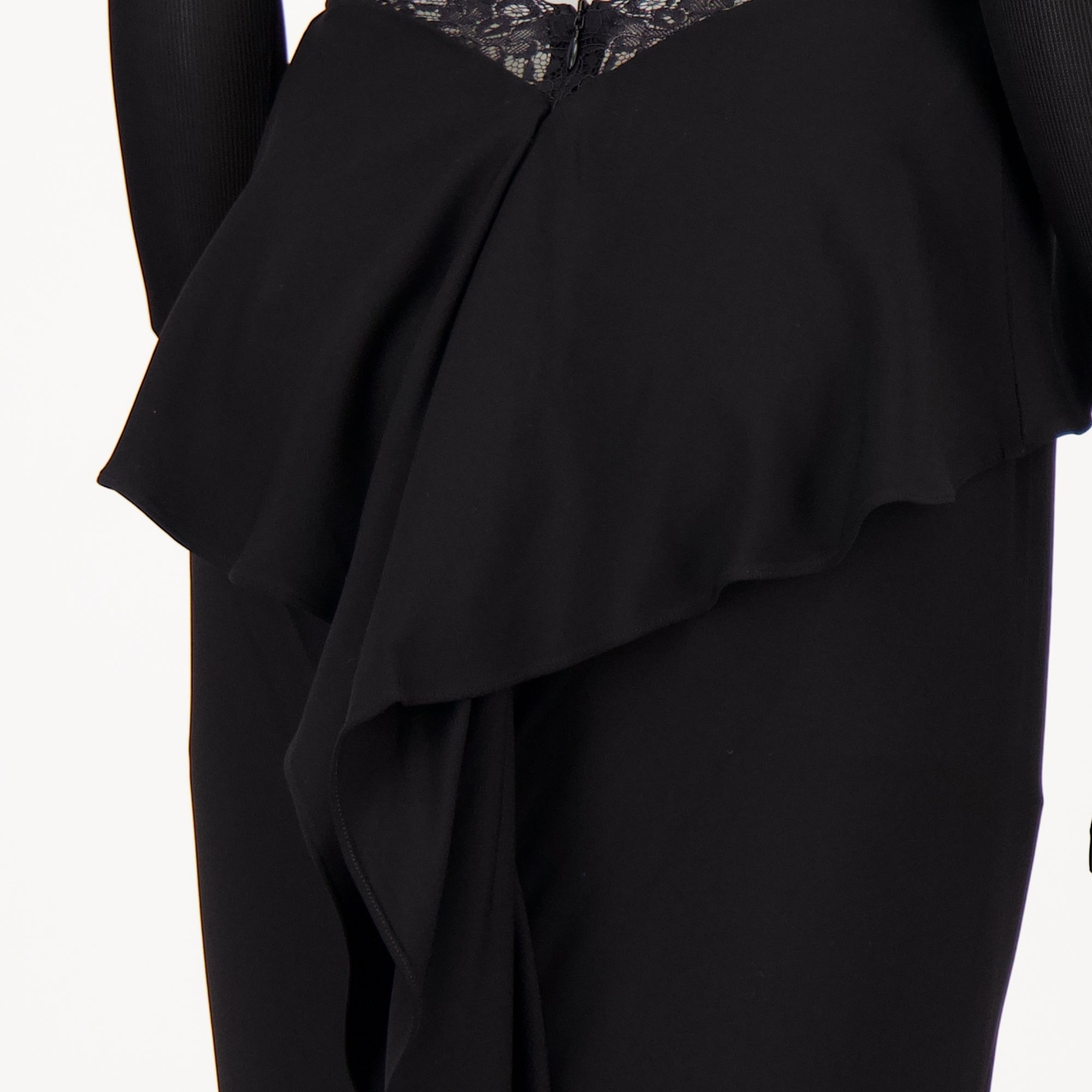 Endrey lace dress, Christopher Esber, black lace dress, open back dress, Autumn-Winter 2025