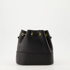 Mini Bucket Bag i Svart Nappa-lær