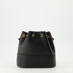 bucket bag; Valentino Garavani; VLogo Signature; black leather bag; designer accessories