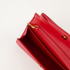 Medusa '95, Leather Pochette, Red Handbag, Versatile Accessory, Luxury Fashion