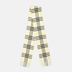 plaid scarf, cashmere, Check Collection, fall winter 2024, vintage charm