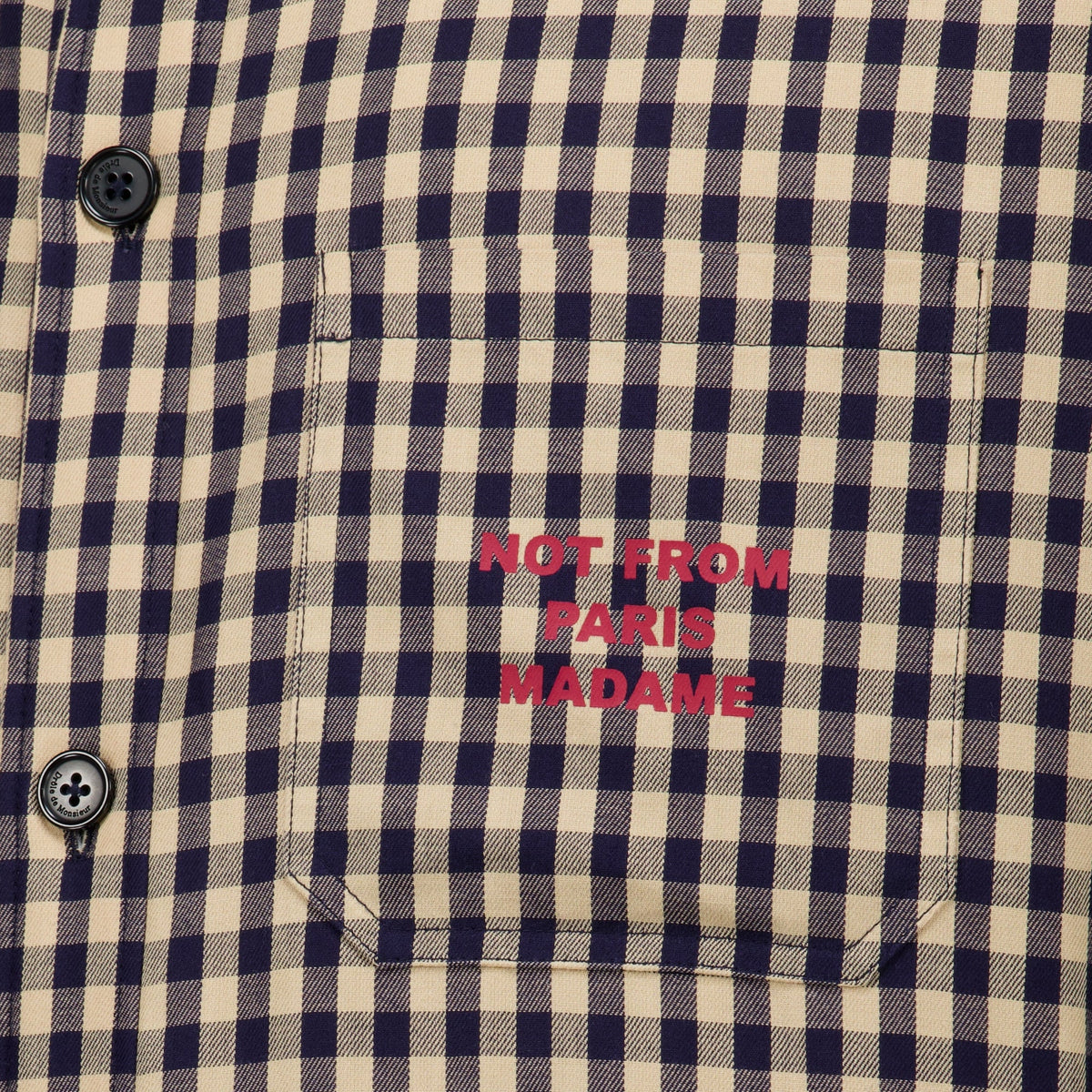 Plaid Brown Overshirt - Drôle de Monsieur