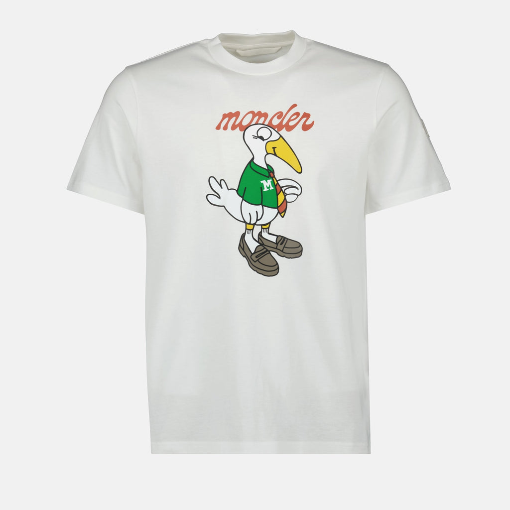 Bild des T-Shirts Mascotte Logo von Moncler für Herren - Saison Herbst-Winter 2025 - Vorderansicht