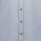 blue grey shirt, AMI PARIS shirt, unisex fashion, classic cotton shirt, heart icon shirt