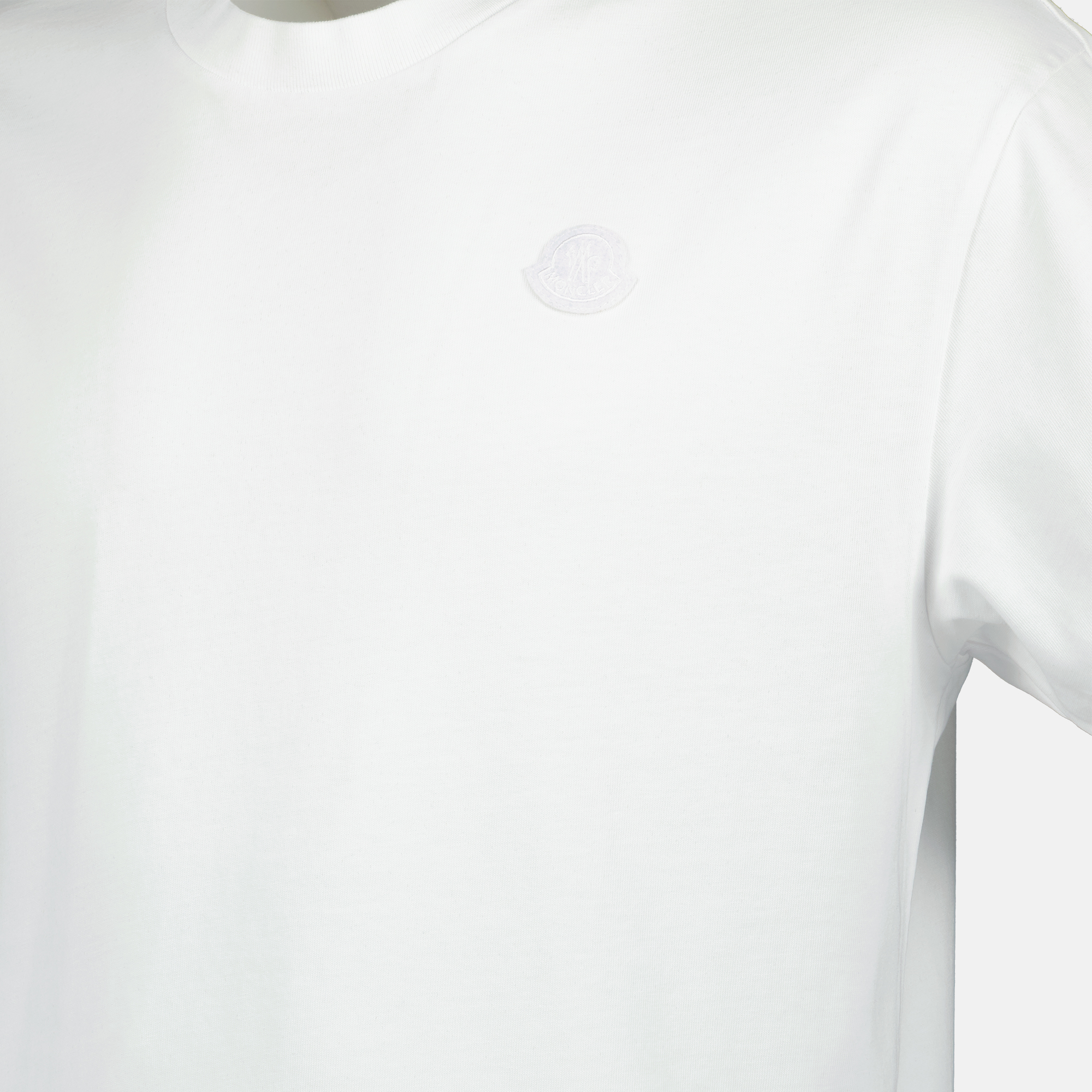 Imagem da t-shirt com logo Graffiti da Moncler para Homens - Temporada Primavera-Verão 2025 - Vista Detalhe 5