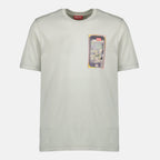 Image of T-Adjust Grey T-Shirt by Diesel for Men - Season Spring-Summer 2026 - Front View
