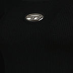 Immagine del Top in Maglia Riggata M-Vera-Ls di Diesel per Donne - Stagione Primavera-Estate 2025 - Vista del Dettaglio del Prodotto 2