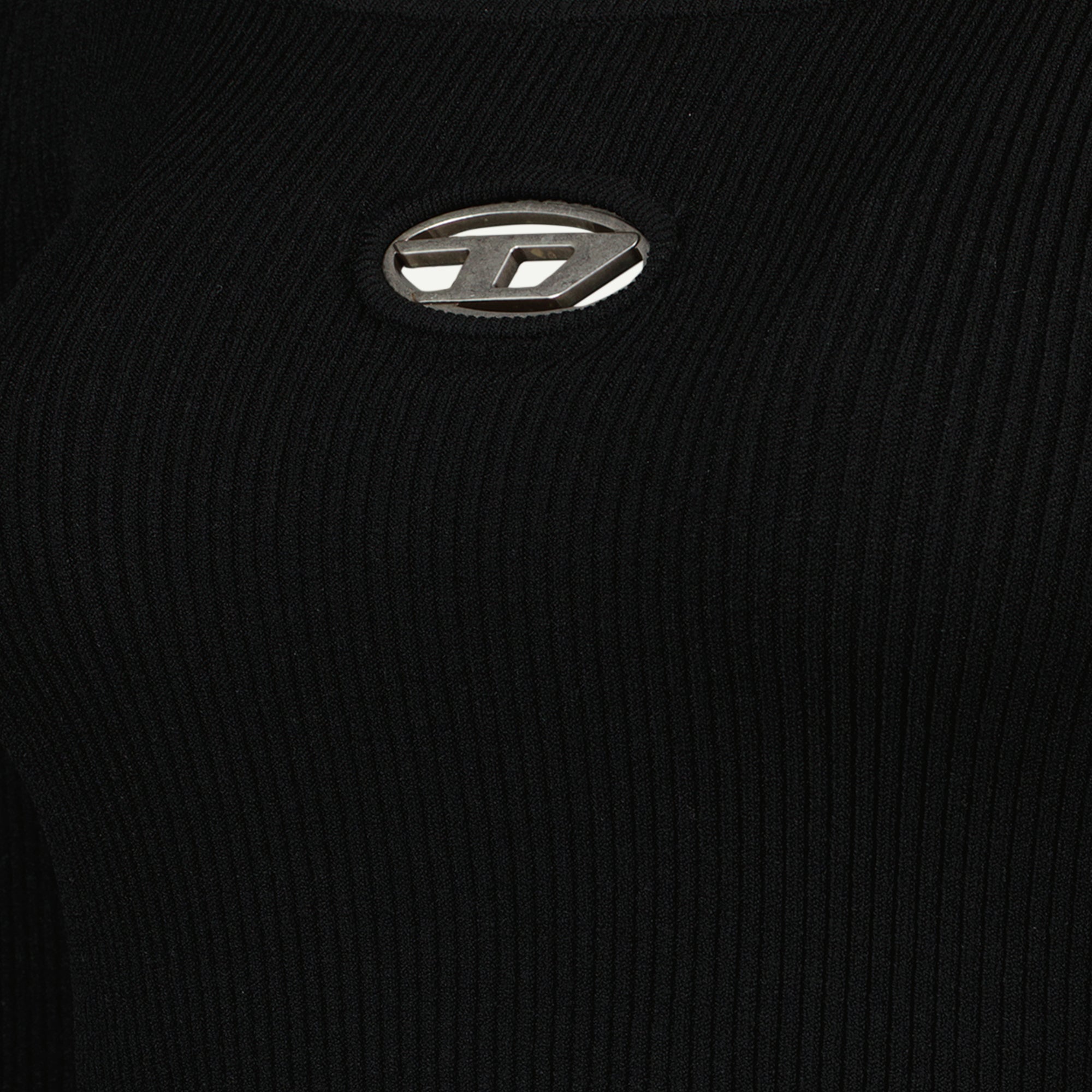 ribbed knit top, Diesel, M-Vera-Ls, cropped top, women's fashion