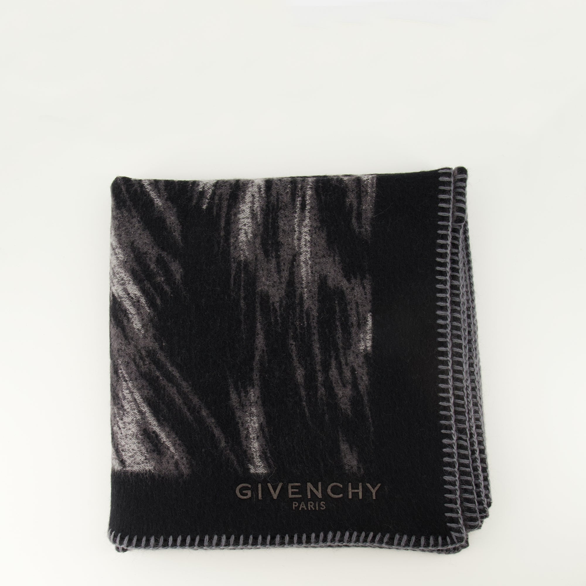 Givenchy scarf, animal print scarf, wool scarf, luxury accessories, designer scarf