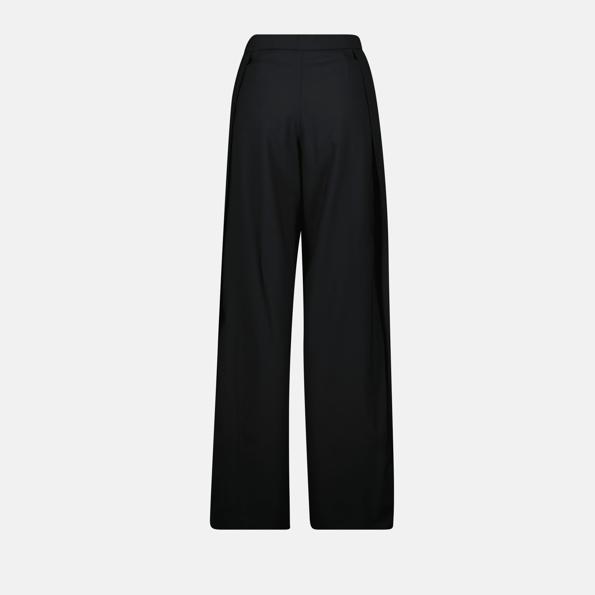 Cirse black wide-leg trousers