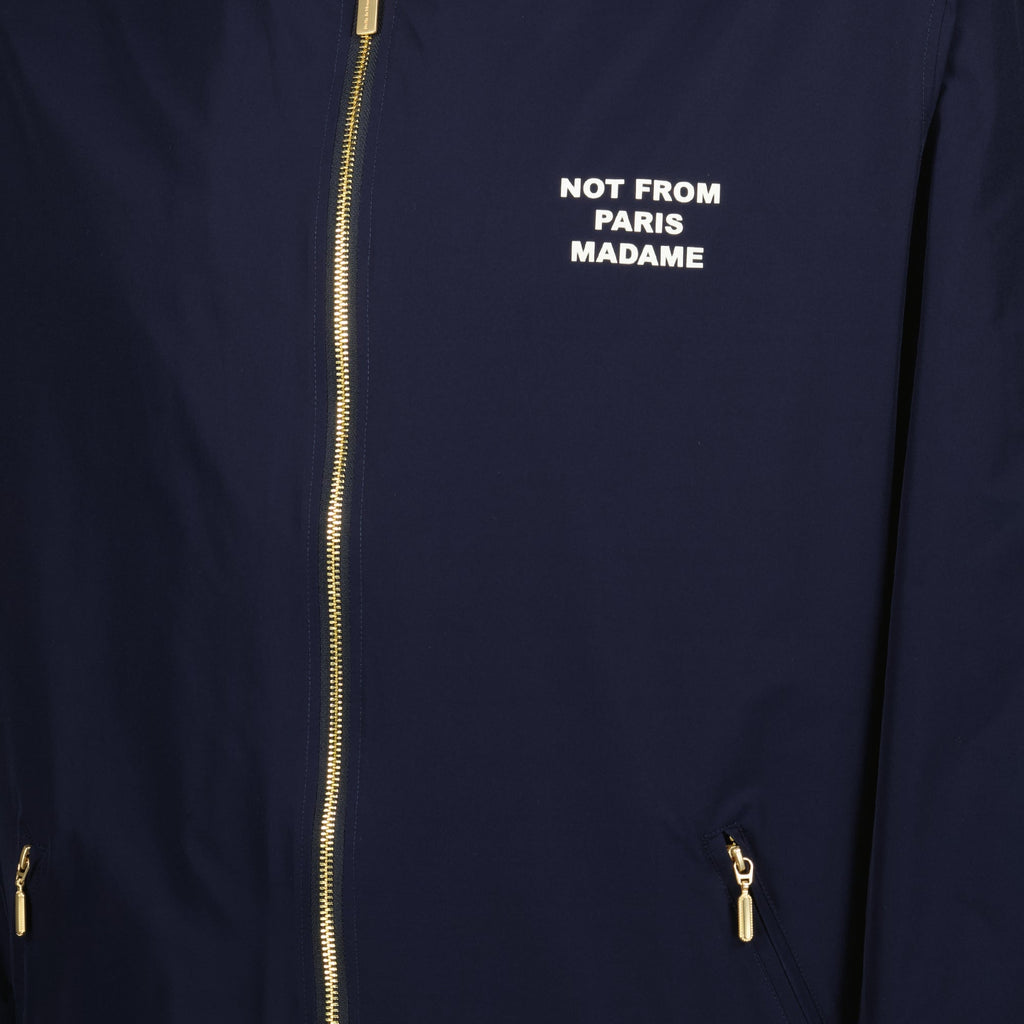 hooded sweatshirt, Drôle de Monsieur, cotton fleece, black sweatshirt, Autumn-Winter collection