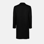 Black Wool Overcoat