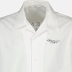 Image of Givenchy White Stamp Shirt - by Givenchy for Men - Season Spring-Summer 2026 - Detail View 1