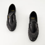 Bild der Loafer Supple Noir Schuhe von Saint Laurent für Frauen - Saison Herbst-Winter 2025 - Paaransicht von oben