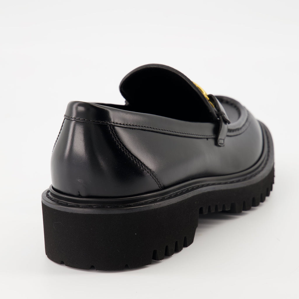 Vlogo Moccasins, Valentino footwear, glossy leather moccasins, signature design shoes, Autumn Winter 2025 collection
