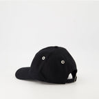 Ami Paris cap, black cap, unisex accessory, cotton cap, adjustable cap