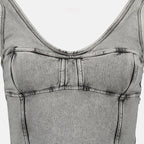 denim effect dress, Diesel dress, midi dress, Spring-Summer 2025, casual dress