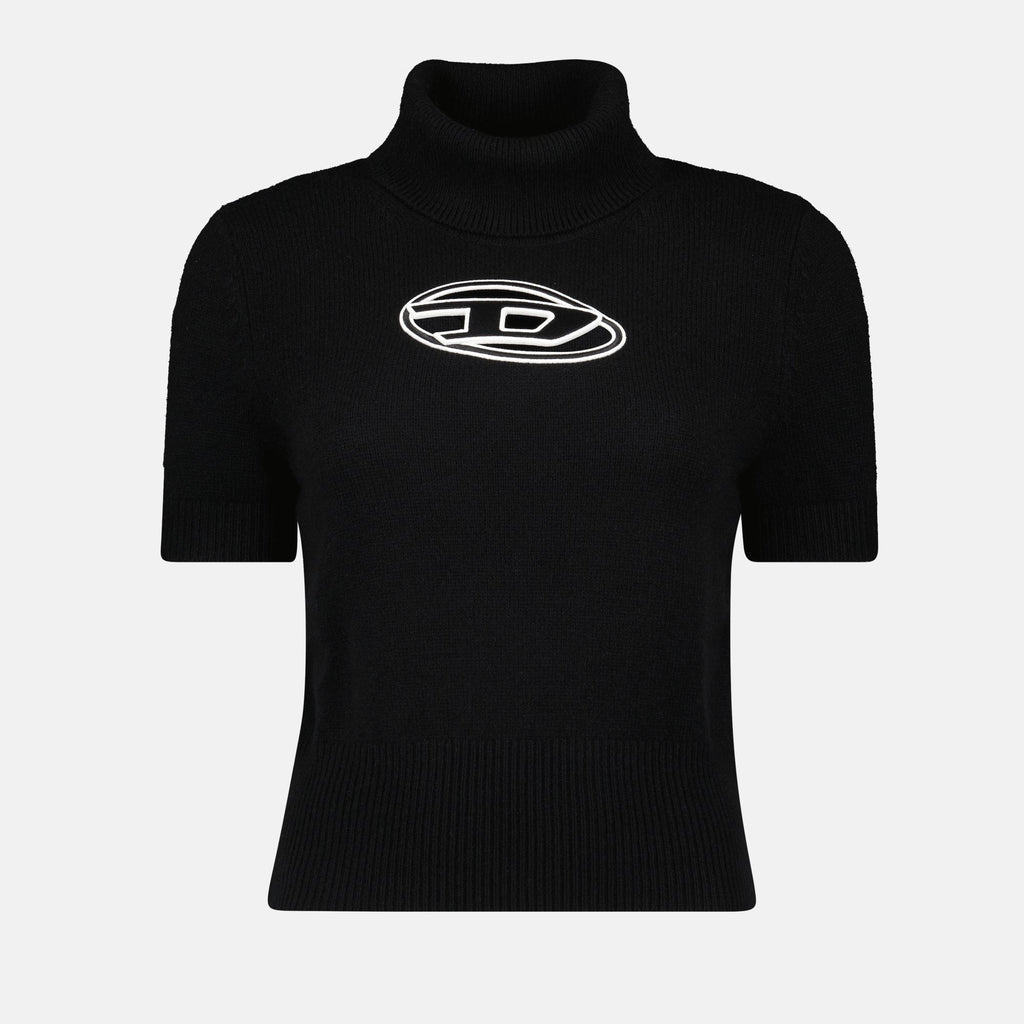 블랙 캐시미어 울 터틀넥