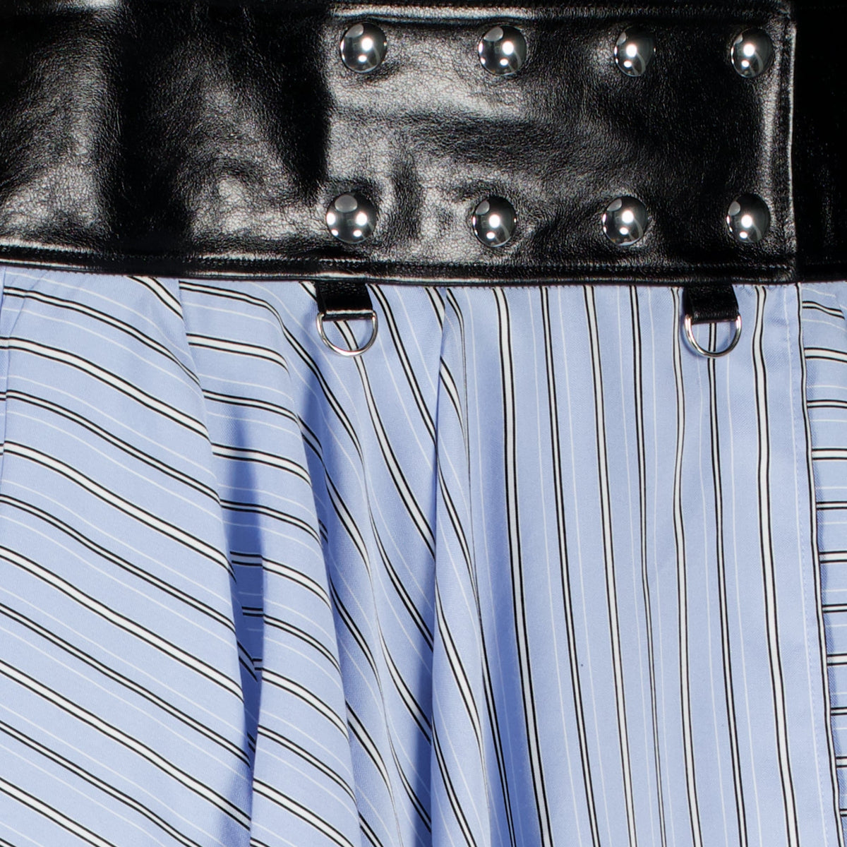 Asymmetrical Striped Skirt