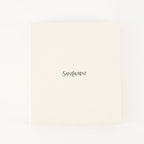 Cassandre Double Tour Bracelet, Saint Laurent bracelet, black leather bracelet, gold metal details, luxury accessories