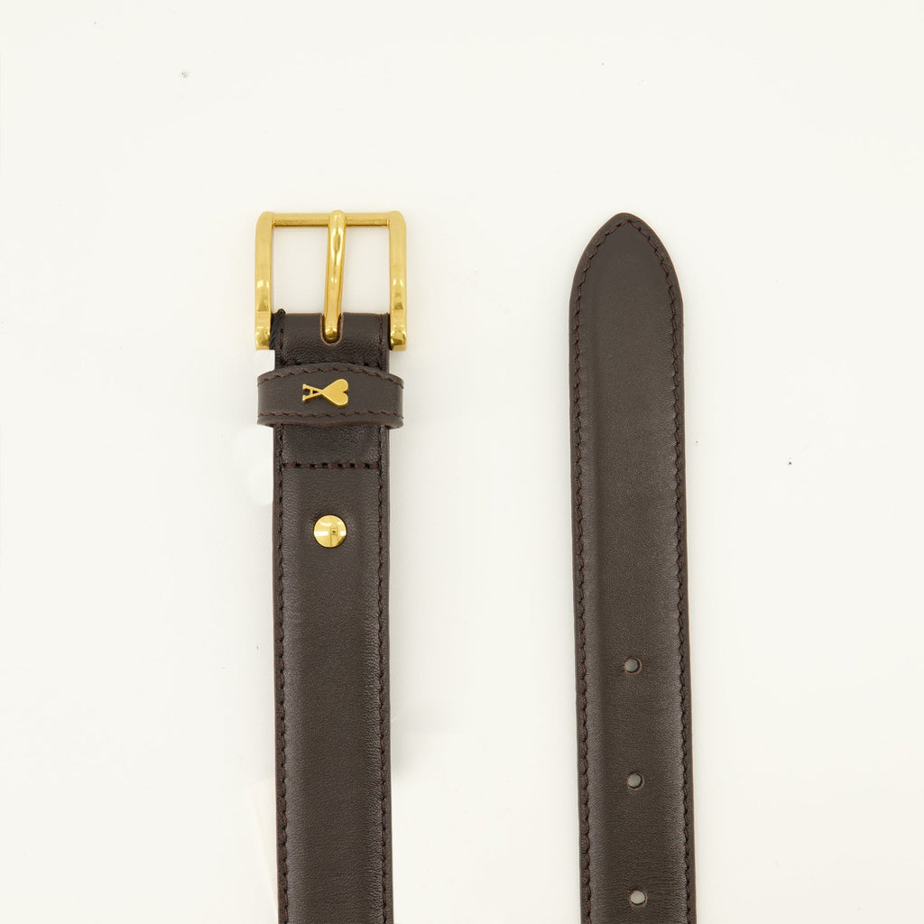 Cintura in Pelle Marrone de Coeur