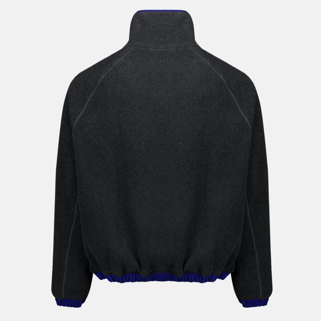 Felpa grigio con zip
