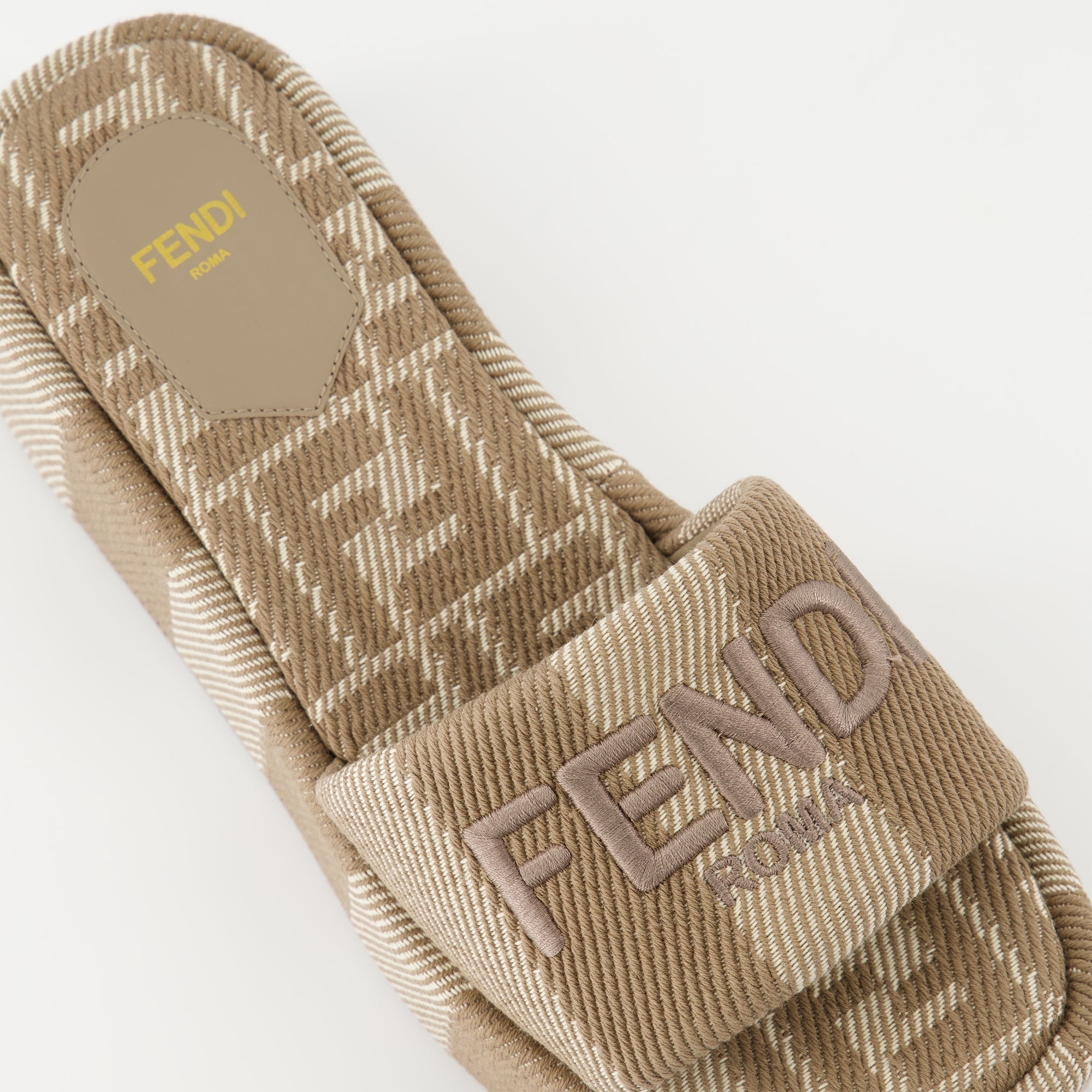 Fendi Sunshine Sandals, Jacquard sandals, Platform sandals, Women's sandals, Fendi footwear
