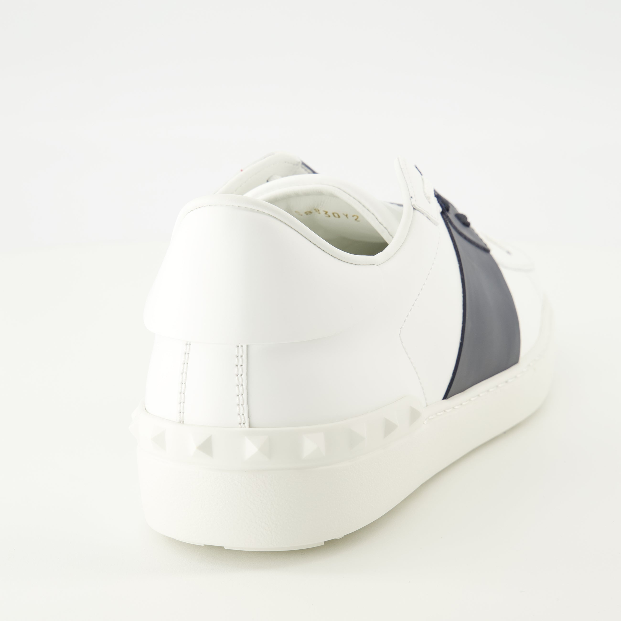 Baskets Open Blue Marine en Cuir