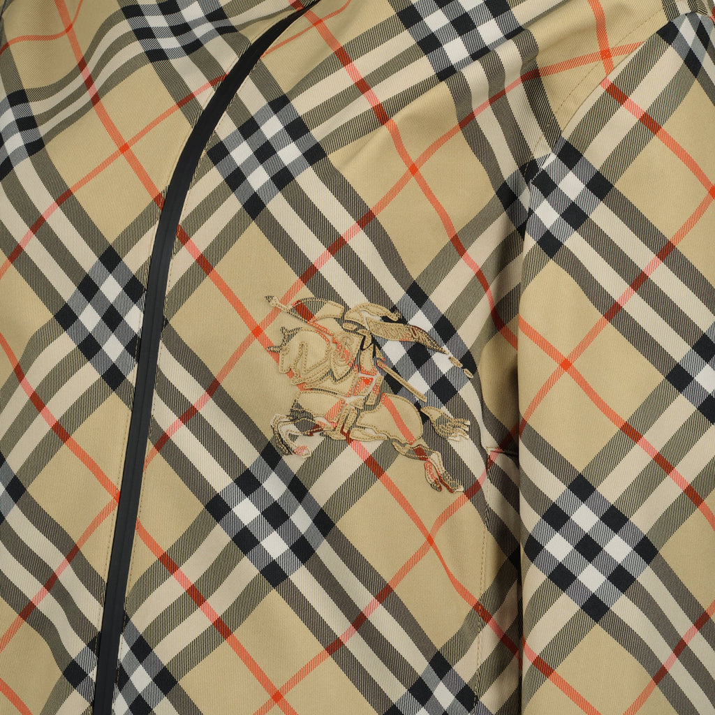 Reversible Plaid Windbreaker Jacket