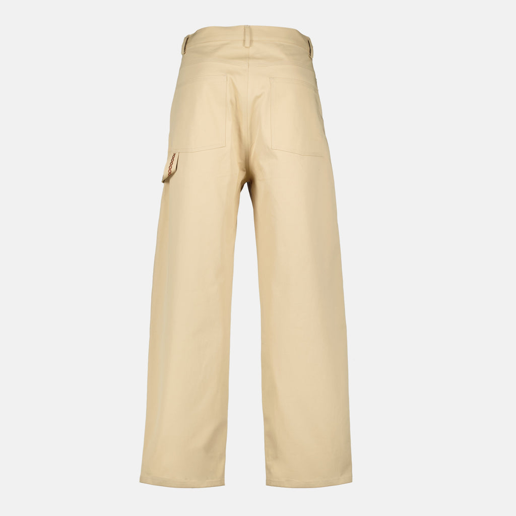 Beige Baggy Pants