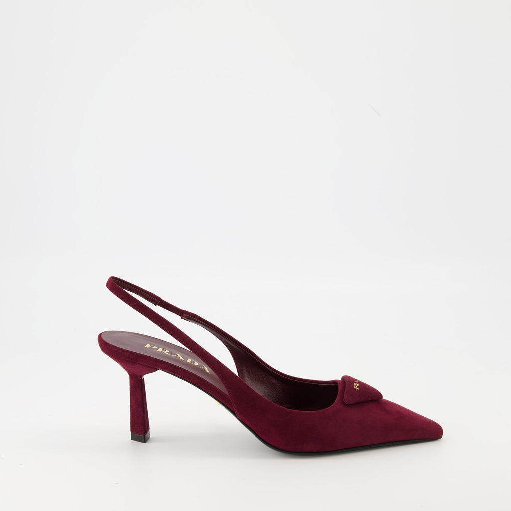 prada burgundy suede pumps we in style prada women 15431606141308