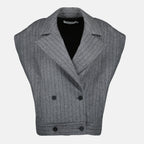 iro striped sleeveless jacket we in style iro women 15636491305340