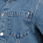 denim dress, AMI Paris, shirt dress, blue dress, Spring-Summer 2025